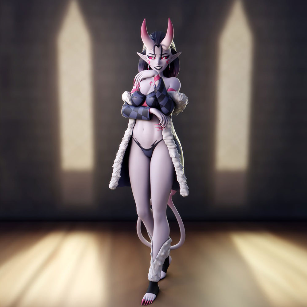 3D Printing For Dummies - 1/24 섹시한 소녀 수지 모델 키트