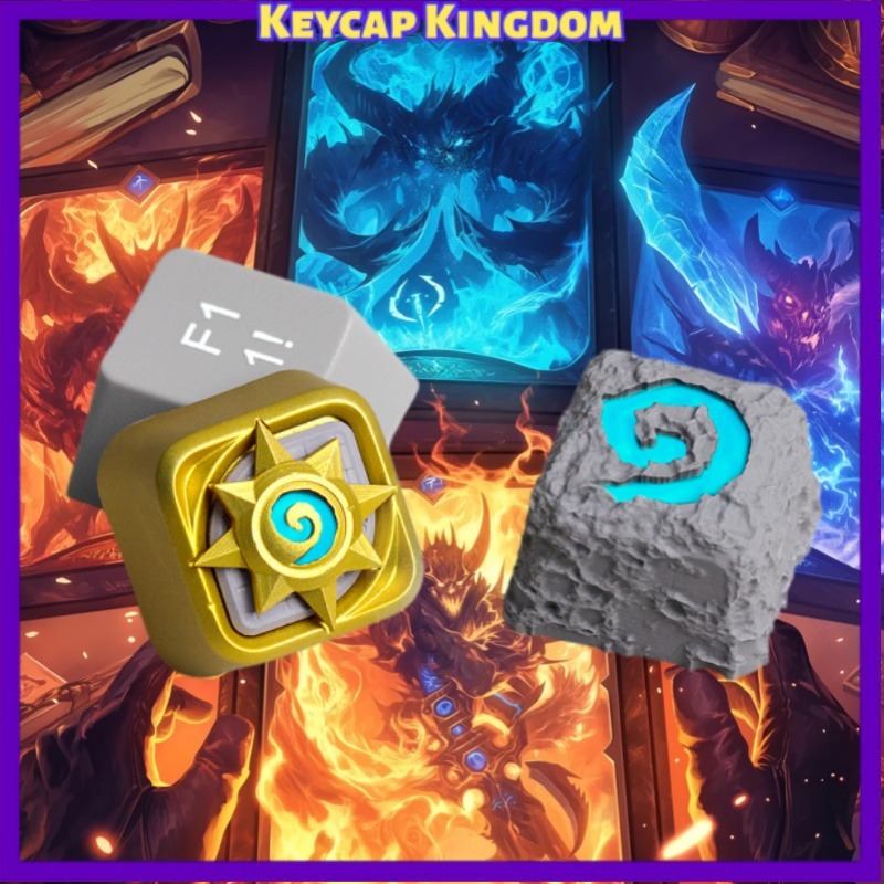 3D Printing Keyboard Keys - Hearthstone WOW 맞춤형 키캡 3D 프린트