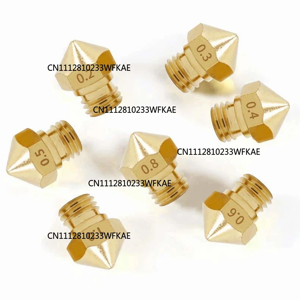 3D Printer Extruder - 5pcs MK10 M6 압출기 노즐 1.75mm