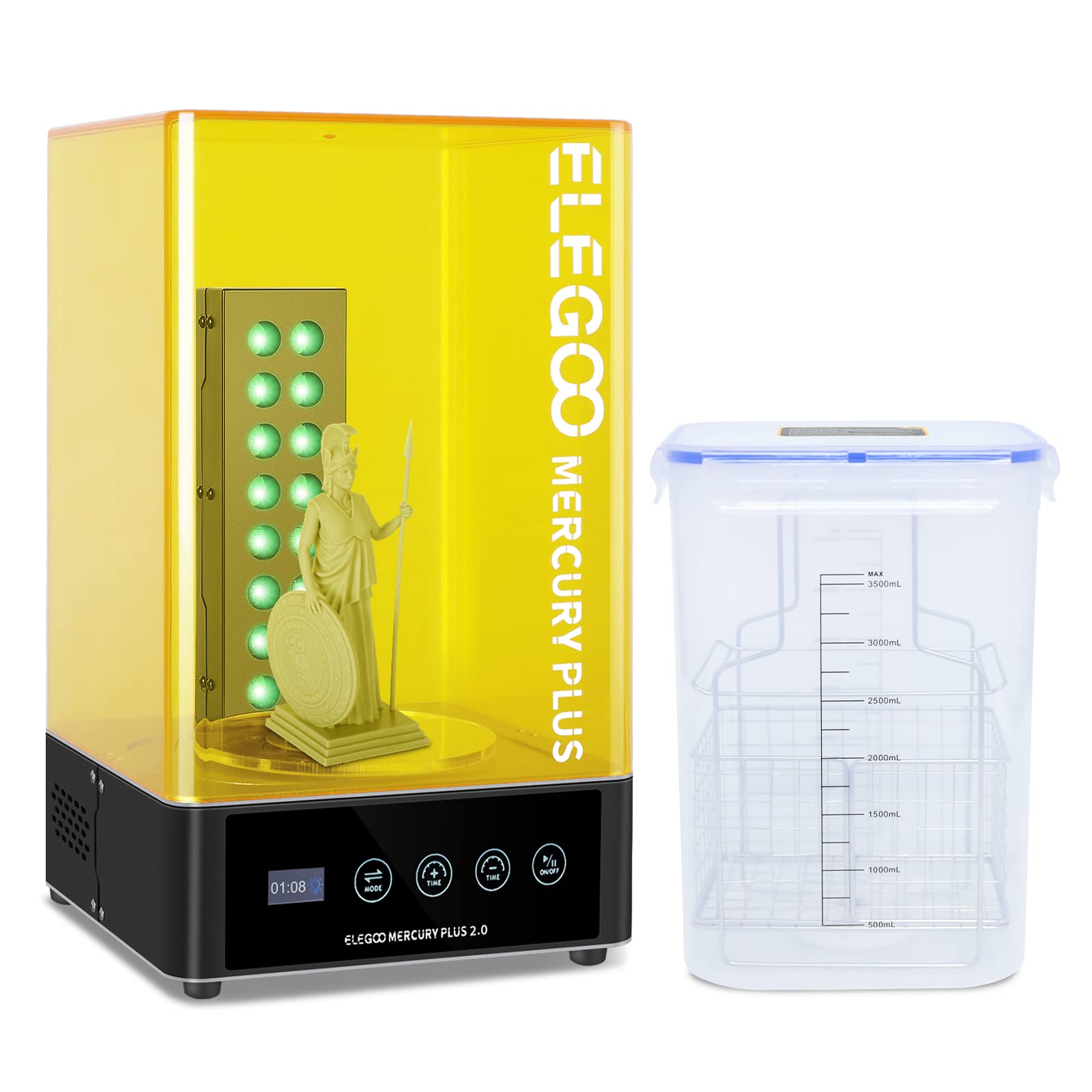 3D Printing Elegoo - ELEGOO Plus 2.0 세척 및 경화