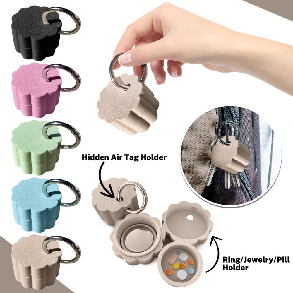 3D Printing Ring Holder - 키체인 알약 상자 방수 소형 미니