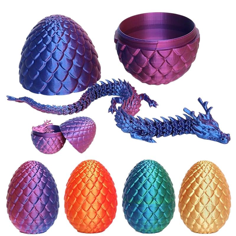 3D Printing Household Items - (BF06)3D 프린팅된 30cm 드래곤 알과 관절형