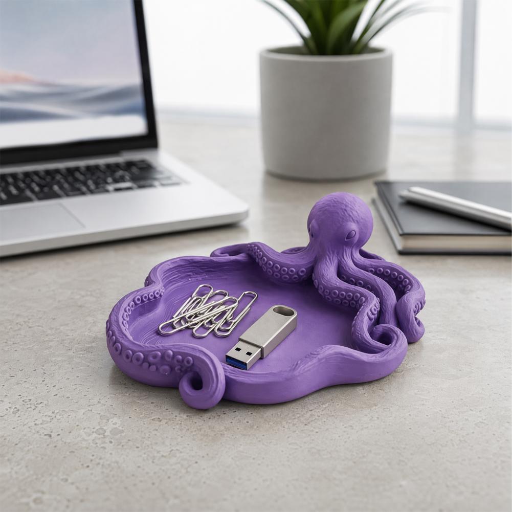 3D Printing Ring Holder - 문어 모양 수납 트레이 3D 프린팅