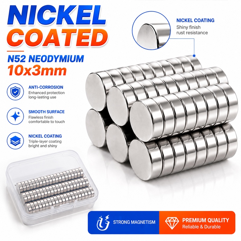 3D 프린팅용 고강도 자석 키트 10x3mm 강력 원형 - Enclosure 3D Printing 리뷰 및 가격