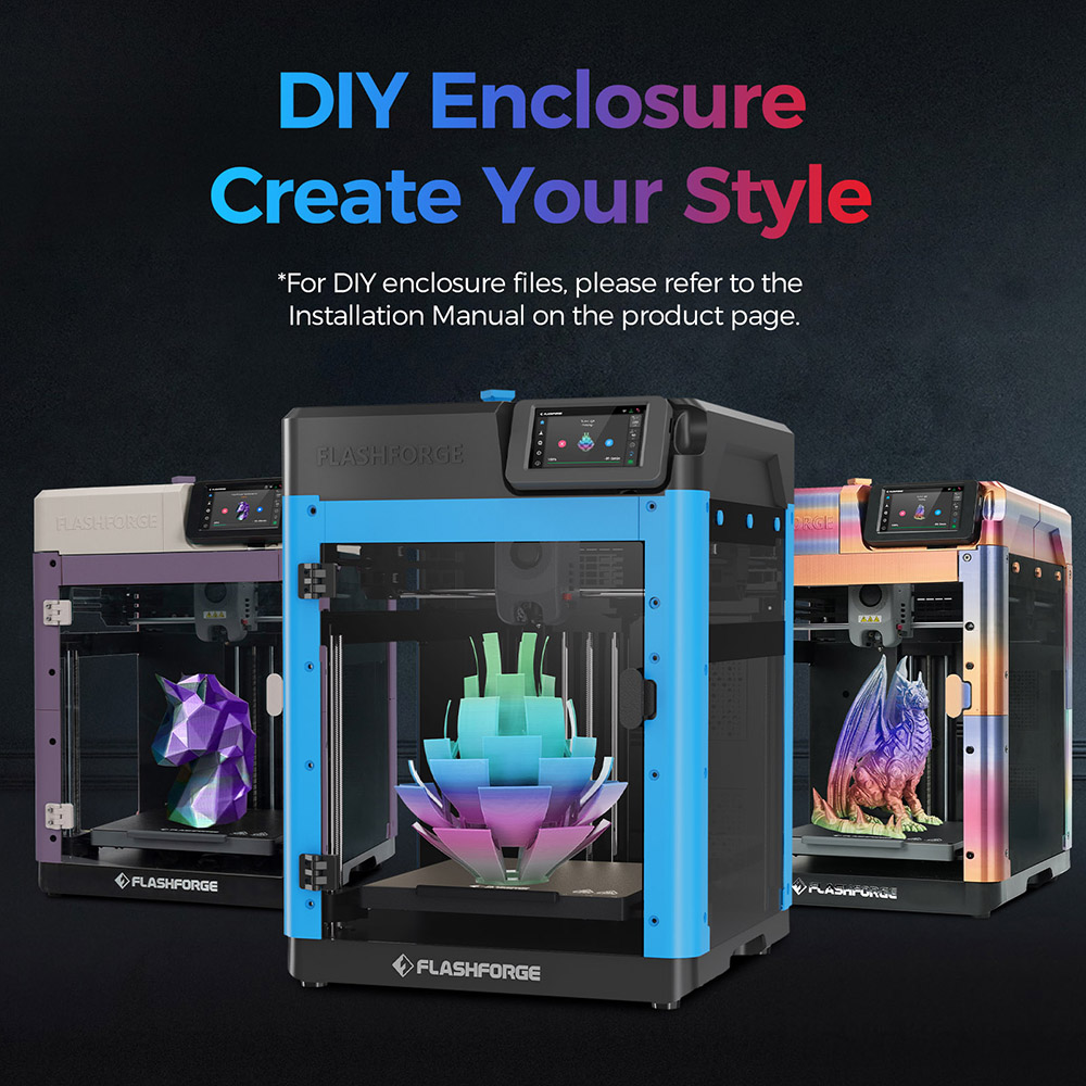 모험가 5M 3d 프린터 부품 키트용 FLASHFORG - Enclosure 3D Printing 리뷰 및 가격