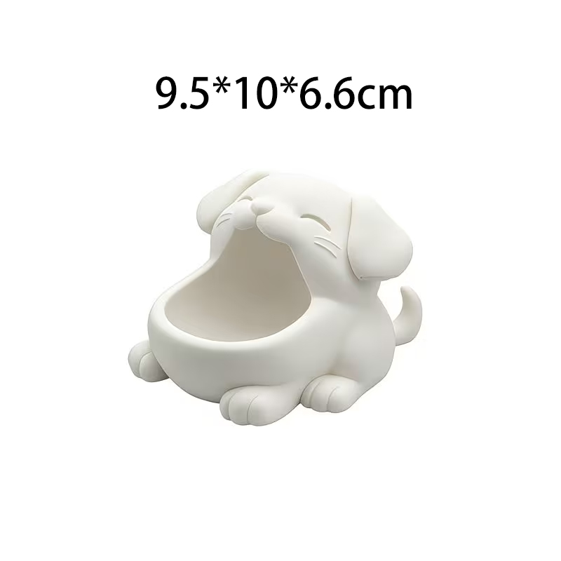 3D 프린팅된 입이 벌어진 강아지 모양 장식품 귀여운  - 3D Printing Ring Holder 리뷰 및 가격