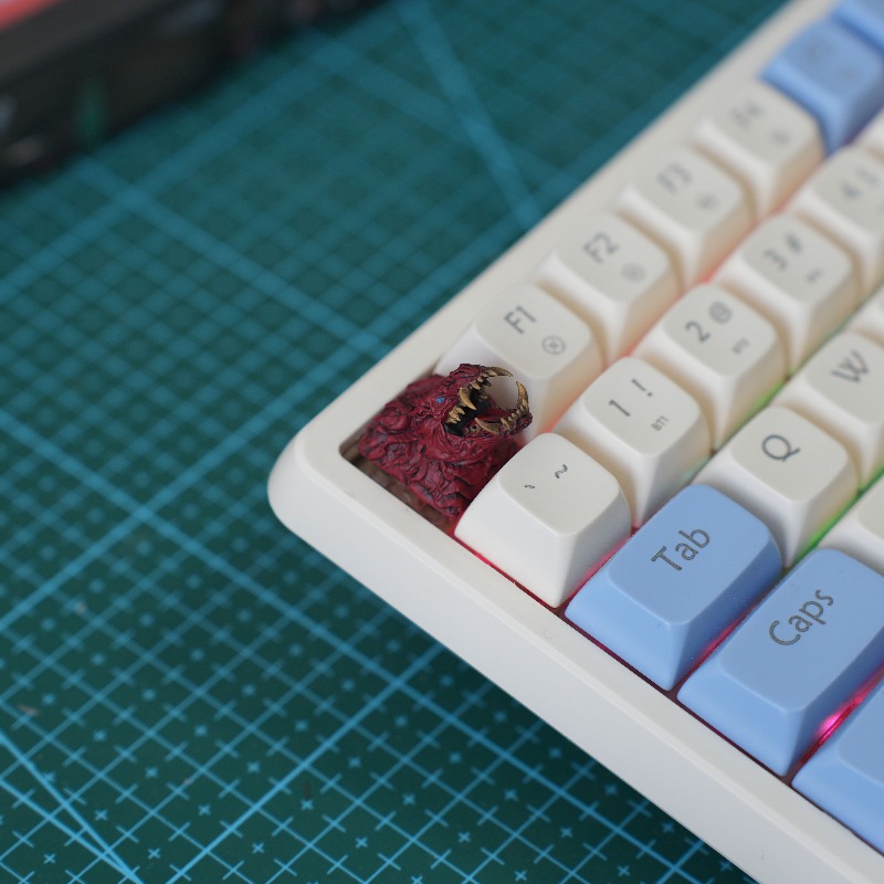 몬스터 헌터 드래곤 레진 커스텀 키캡 기계식 키보드 개 - 3D Printing Keyboard Keys 리뷰 및 가격