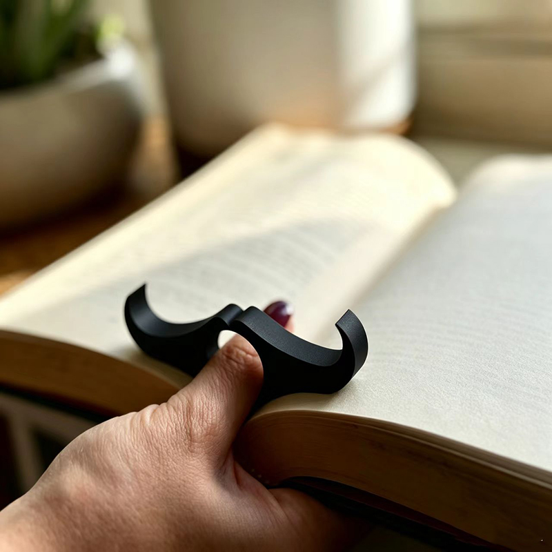 3D 프린팅 콧수염 모양 독서용 엄지 반지 책 페이지  - 3D Printing Ring Holder 리뷰 및 가격