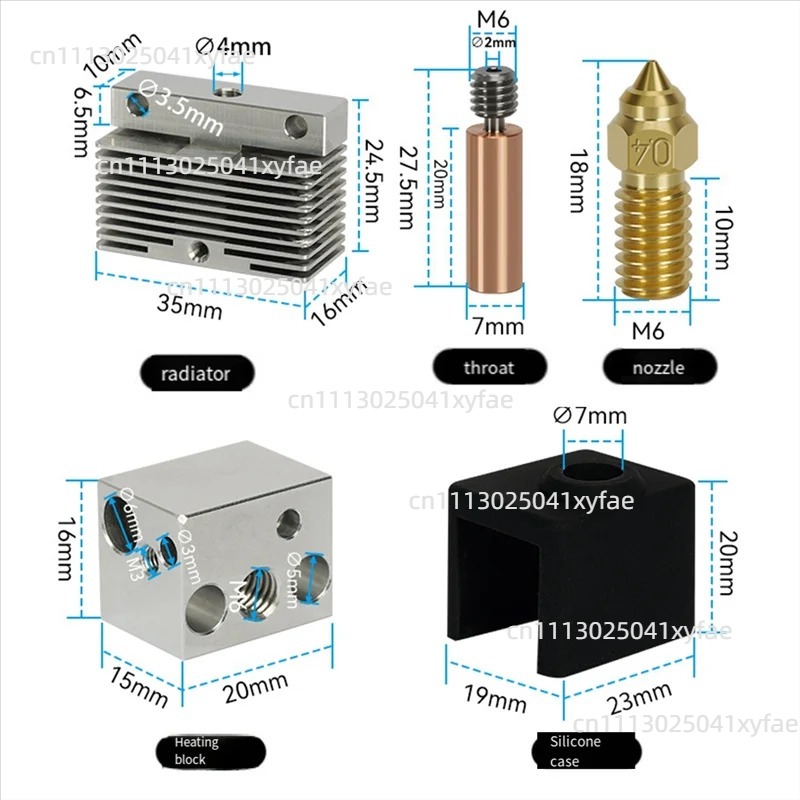3D 프린터 핫 엔드 키트 DIY 인쇄용 가열 블록 히 - 3D Printer Extruder 리뷰 및 가격
