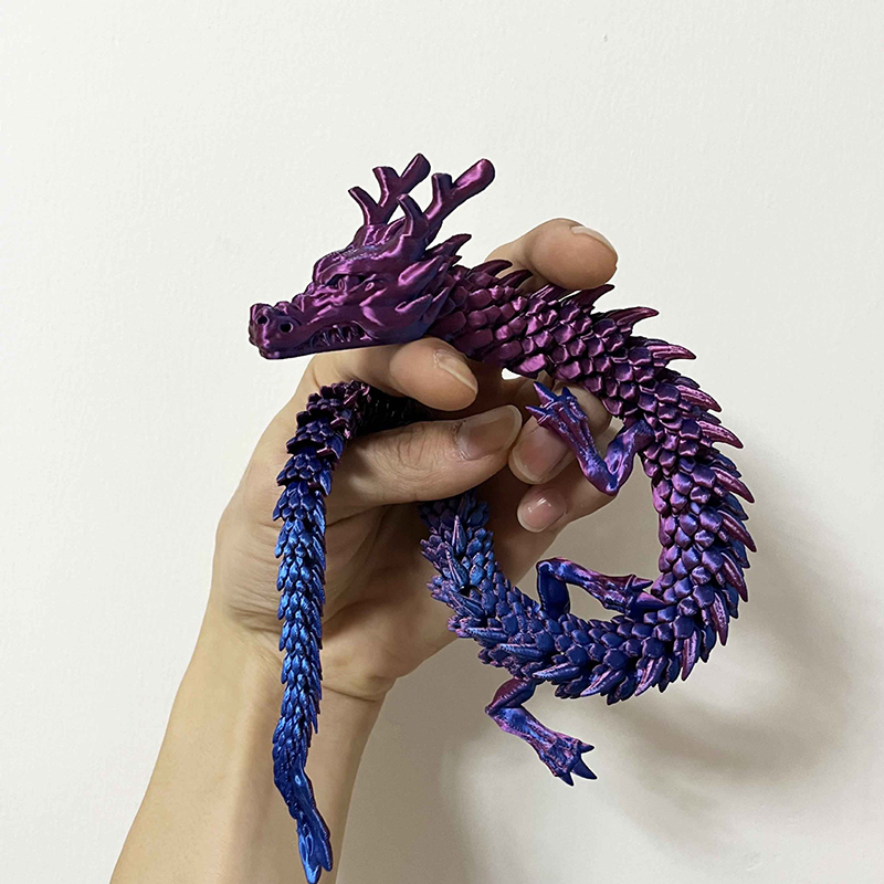 3D 인쇄 드래곤 모델 공예 색상 변경 공동 움직임 자 - 3D Printing Household Items 리뷰 및 가격