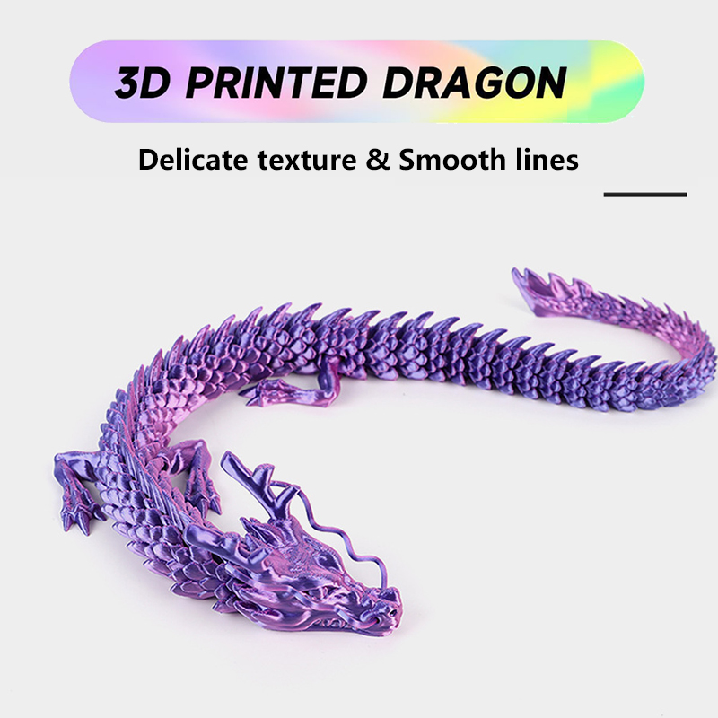 3D 인쇄 드래곤 모델 공예 색상 변경 공동 움직임 자 - 3D Printing Household Items 리뷰 및 가격