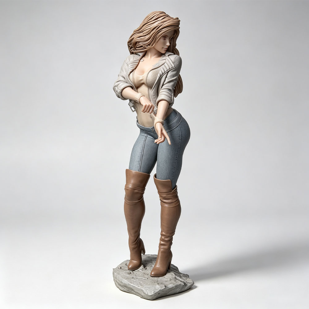 1/24 현실적인 패셔너블한 여성 캐릭터, 미니어처 레 - 3D Printing For Dummies 리뷰 및 가격