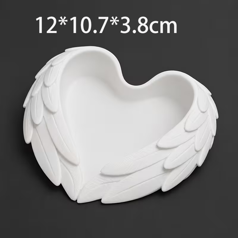 천사 날개 하트 모양의 보석 트레이 3D 프린팅 장식품 - 3D Printing Ring Holder 리뷰 및 가격