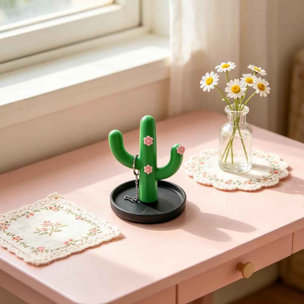 3D 프린팅된 쥬얼리 정리함, 3D 프린팅된 선인장 모 - 3D Printing Ring Holder 리뷰 및 가격