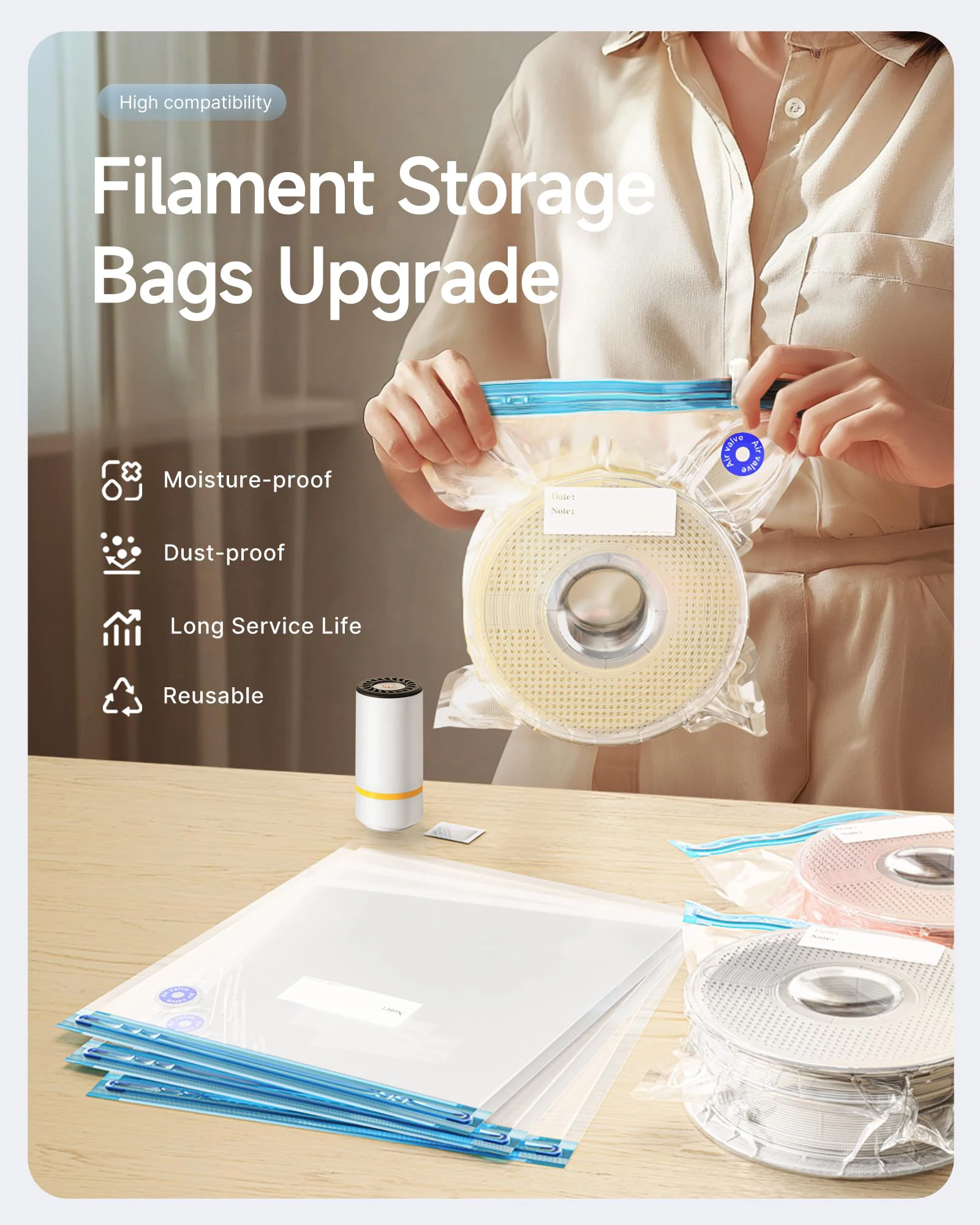 USB 충전식 전기 공기 펌프가 포함된 3D 프린터 필 - 3D Printing Industry 리뷰 및 가격