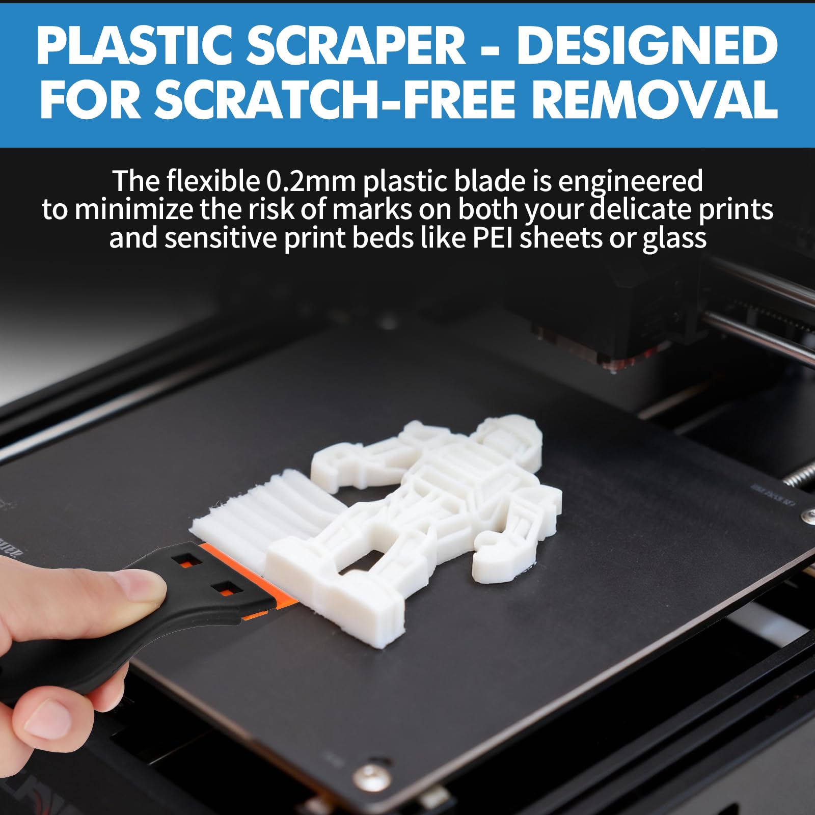 3D 프린터 분리형 스크레이퍼 도구, 3D 프린팅된 모 - 3D Printing Waste 리뷰 및 가격