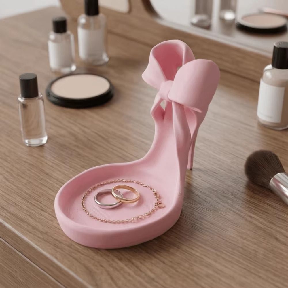 휴대용 3D 프린팅 하이힐 보석 트레이 미니 신발 모양 - 3D Printing Ring Holder 리뷰 및 가격