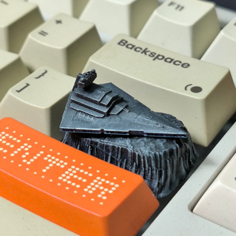 HCY 데스 스타 아티산 키캡 레진 수제 3D 프린팅  - 3D Printing Keyboard Keys 리뷰 및 가격