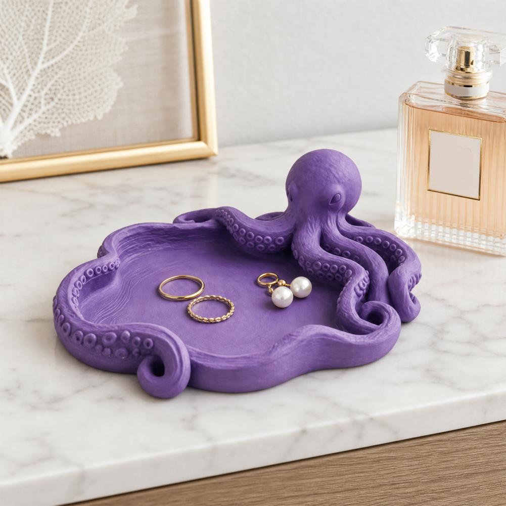 문어 모양 수납 트레이 3D 프린팅 문어 보석 트레이  - 3D Printing Ring Holder 리뷰 및 가격