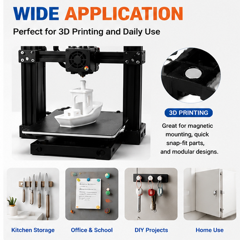 200개/박스 3D 프린팅 자석 키트 (밤부랩용) 강력 - Enclosure 3D Printing 리뷰 및 가격