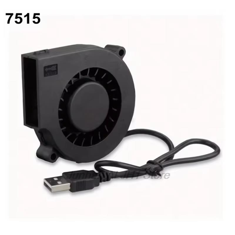 1/2/5개 75mm USB 팬 냉각 터보 블로워 75 - 3D Printer Extruder 리뷰 및 가격